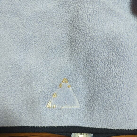 LL Bean Fleece Jacket Kids Size L 14/16 Full Zip Light Blue Outdoors Polartec - Picture 7 of 10